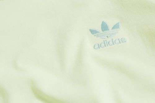 ADIDAS Men`s Essential Tee Yellow Tint EX5134 - Size Small