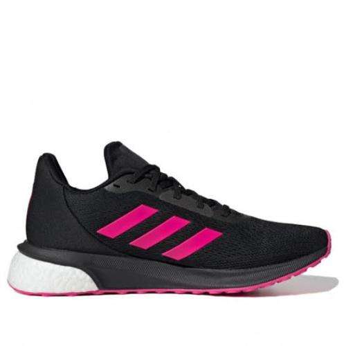 ADIDAS Women`s Astrarun Shoes Core Black/Shock Pink/Night Metallic EG5833 - Size 5