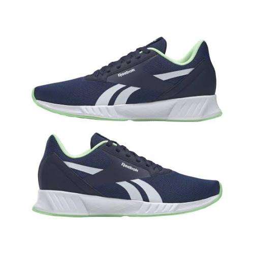 REEBOK Lite Plus 2 Tennis Shoes Vector Navy/Neon Mint/Ftqr White FX1711 - Size 9
