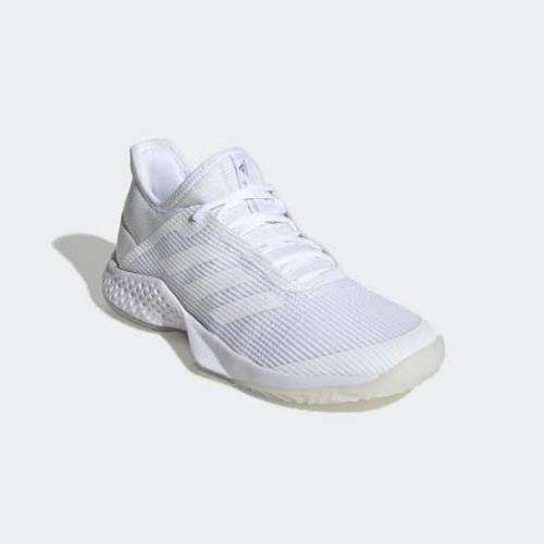 ADIDAS Women`s Adizero Club Shoes Cloud White/Cloud White/Cloud White EF2774 - Size 5.5
