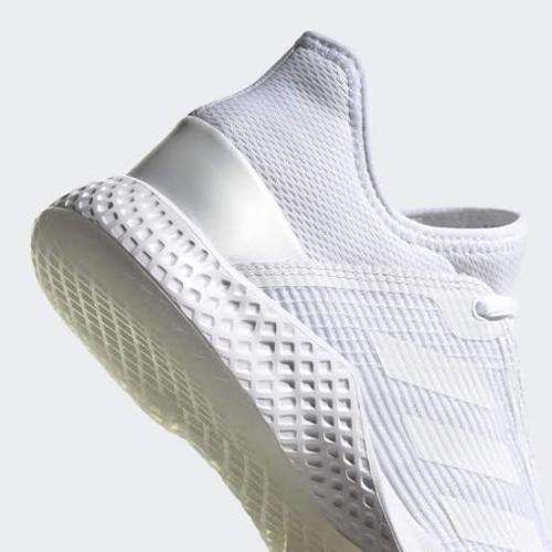 ADIDAS Women`s Adizero Club Shoes Cloud White/Cloud White/Cloud White EF2774 - Size 5.5
