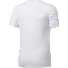 REEBOK Men`s Speedwick Graphic Move Tee White FU2892 - Size Large