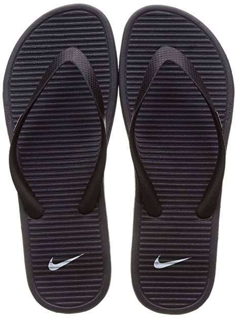 NIKE Men`s Solarsoft Thong 2 Black 488160 011 - Size 9
