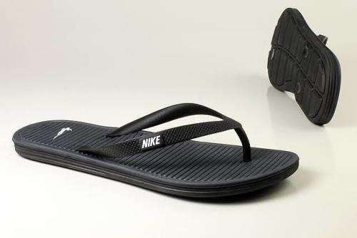 NIKE Men`s Solarsoft Thong 2 Black 488160 011 - Size 9