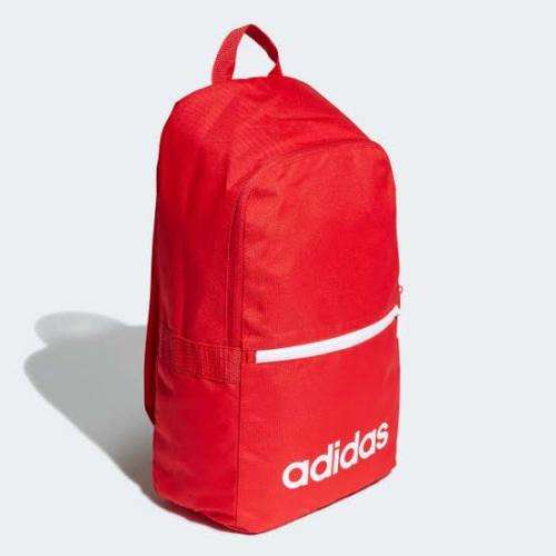 ADIDAS Linear Classic Daily Backpack Scarlet/Scarlet/White FP8096