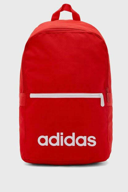 ADIDAS Linear Classic Daily Backpack Scarlet/Scarlet/White FP8096