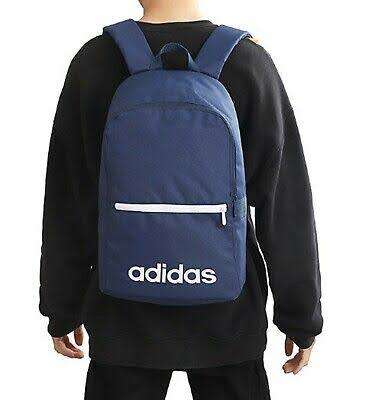 ADIDAS Linear Classic Daily Backpack Tech Indigo/Tech Indigo/White FP8097