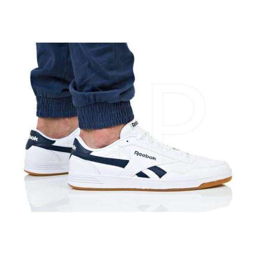 REEBOK Men`s Royal Techque T Shoes White/Collegiate Navy/Gum CN3196 - Size 9