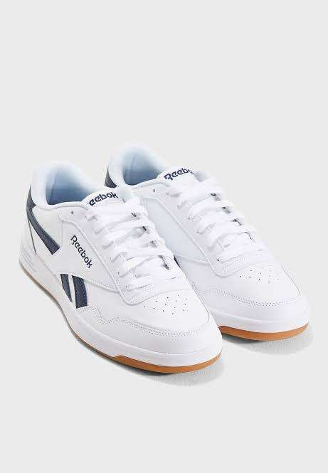 REEBOK Men`s Royal Techque T Shoes White/Collegiate Navy/Gum CN3196 - Size 9