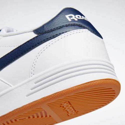 REEBOK Men`s Royal Techque T Shoes White/Collegiate Navy/Gum CN3196 - Size 9