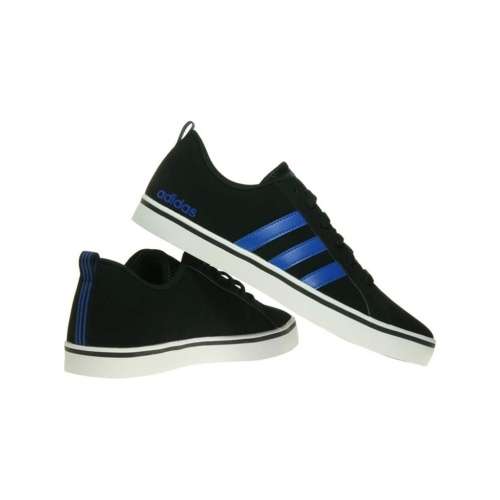 ADIDAS Men`s VS Pace Shoes Core Black/Blue/Vloud White AW4591 - Size 10
