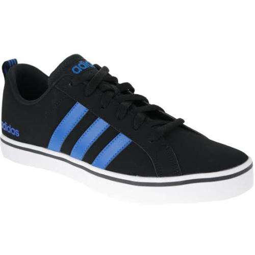 ADIDAS Men`s VS Pace Shoes Core Black/Blue/Vloud White AW4591 - Size 10