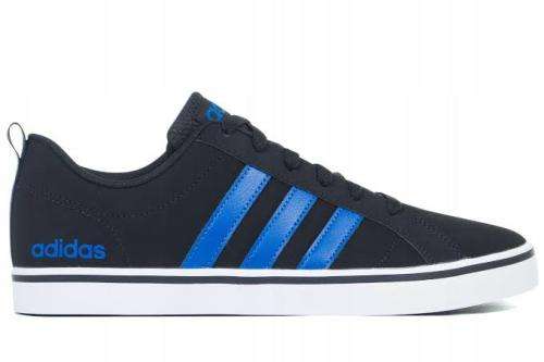 ADIDAS Men`s VS Pace Shoes Core Black/Blue/Vloud White AW4591 - Size 10