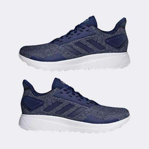 ADIDAS Men`s Duramo 9 Running Shoes Dark Blue/Grey Three F35275 - Size 11