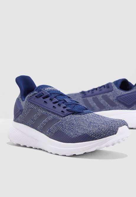 ADIDAS Men`s Duramo 9 Running Shoes Dark Blue/Grey Three F35275 - Size 11