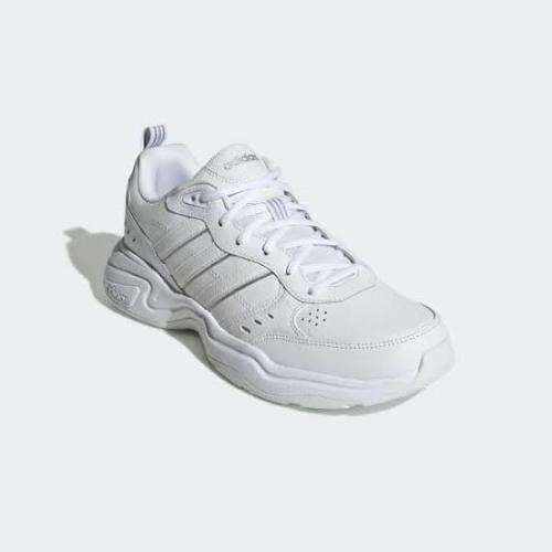 ADIDAS Men`s Strutter Shoes Cloud White/Cloud White/Matte Silver EG6214 - Size 10