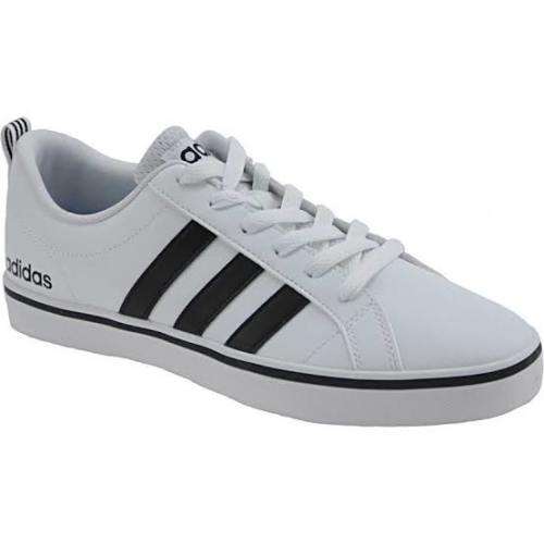 ADIDAS Men`s VS Pace Shoes Cloud White/Core Black/Blue AW4594 - Size 12