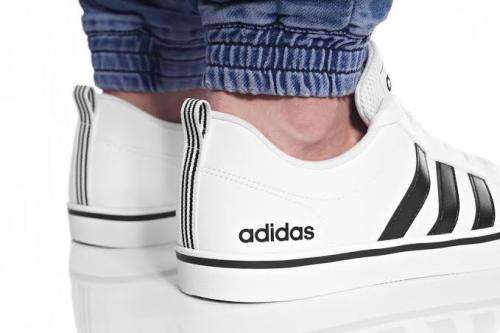 ADIDAS Men`s VS Pace Shoes Cloud White/Core Black/Blue AW4594 - Size 12