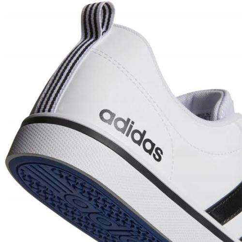 ADIDAS Men`s VS Pace Shoes Cloud White/Core Black/Blue AW4594 - Size 12