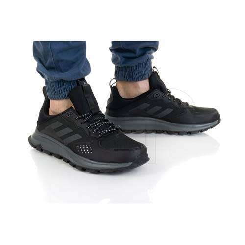 ADIDAS Men`s Response Trail Shoes Core Black/Grey Six/Grey Two FW4939 - Size 11