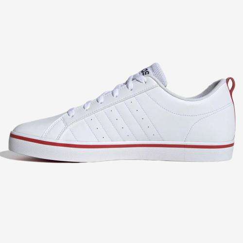 ADIDAS Men`s VS Pace Shoes Cloud White/Grey Six/Active Red EE7840 - Size 12