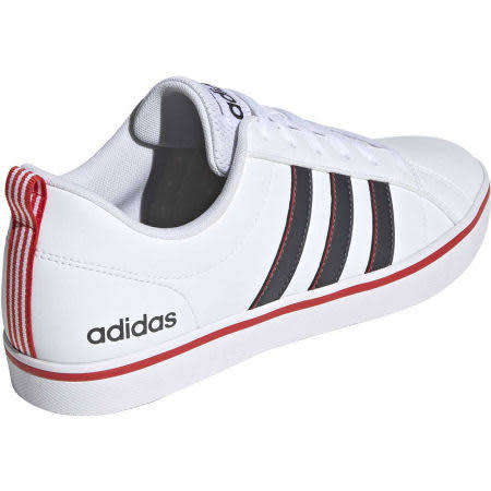 ADIDAS Men`s VS Pace Shoes Cloud White/Grey Six/Active Red EE7840 - Size 12