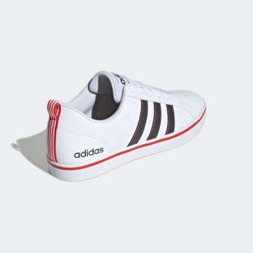 ADIDAS Men`s VS Pace Shoes Cloud White/Grey Six/Active Red EE7840 - Size 12