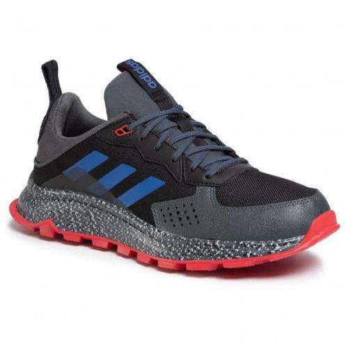 ADIDAS Men`s Response Trail Shoes Core Black/Royal Blue/Grey Six EG3457 - Size 11.5