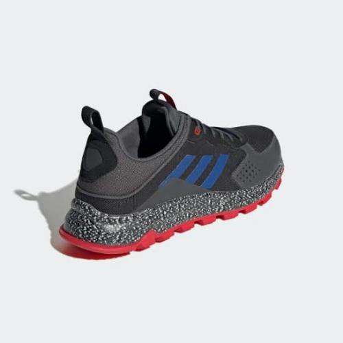 ADIDAS Men`s Response Trail Shoes Core Black/Royal Blue/Grey Six EG3457 - Size 11.5