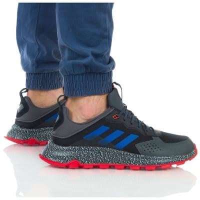 ADIDAS Men`s Response Trail Shoes Core Black/Royal Blue/Grey Six EG3457 - Size 11.5