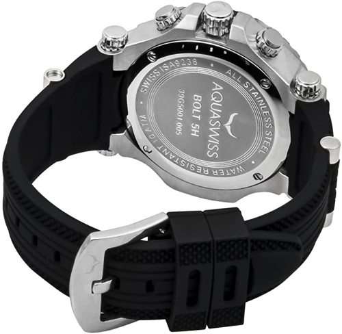 *Retail R18399* Aquaswiss Men`s Bolt 5H Watch