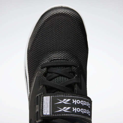 REEBOK Men`s Lifter PR II Shoes Black/White/Chartreuse FU9444 - Size 10