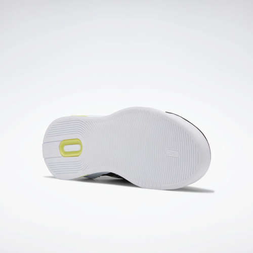 REEBOK Men`s Lifter PR II Shoes Black/White/Chartreuse FU9444 - Size 10