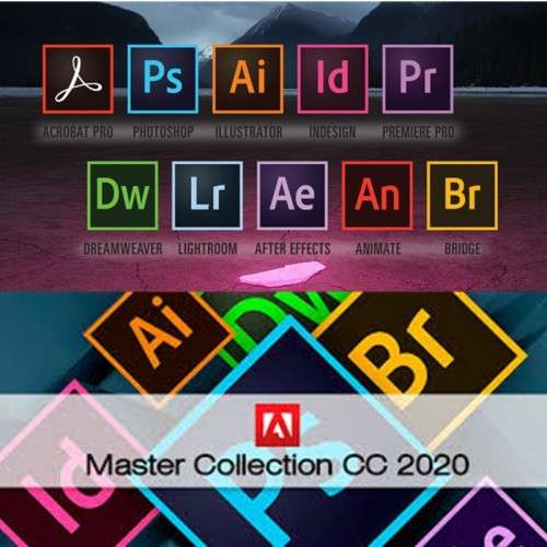 Adobe master Collection 2020 (Windows & Mac+Tutorials)