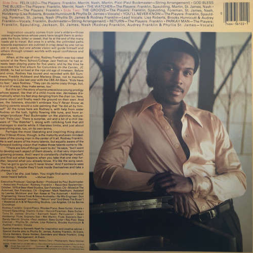 Rodney Franklin  You'll Never Know -  Columbia  JC 36122 - (VG+)(VG+)