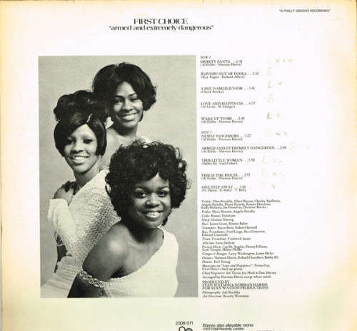 First Choice  Armed And Extremely Dangerous -  Bell Records  2308 071 )(NM)(NM) LP