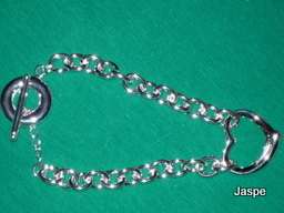 Sterling Silver Hollow Heart Choker Bracelet, 8 inch