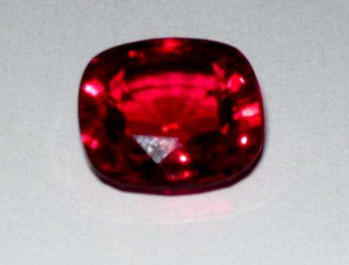 Blood Red Ruby Cushion, 15.50 Ct