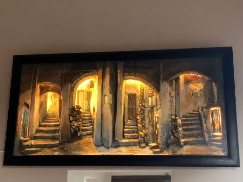 Kenneth R Maloney's - Love Your Neigbour (2,2m by 1,1m) - 15, K736