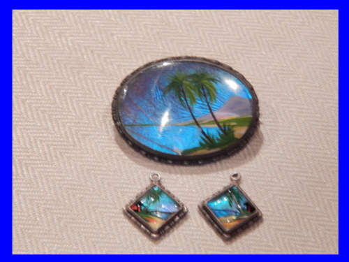 Vintage Butterfly wing Brooch