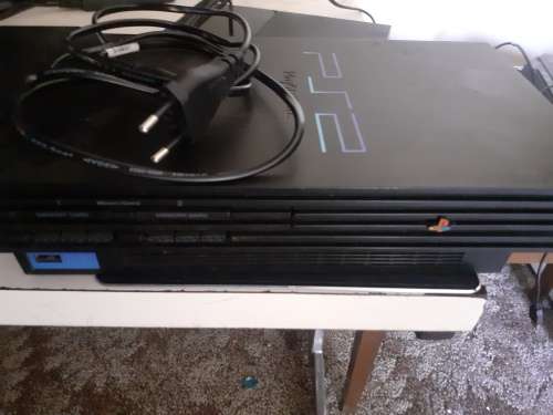 PS2 Console and power cabel.    ***Read Description***