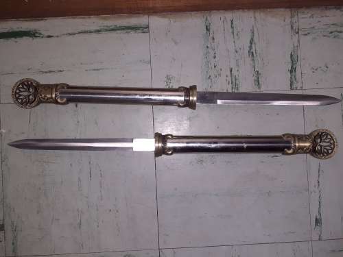 Detachable Double Bladed Ninja Staff Sword - Baton Dagger (60cm)