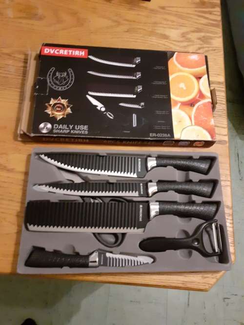 6 Piece Coating Kitchen Knife Set