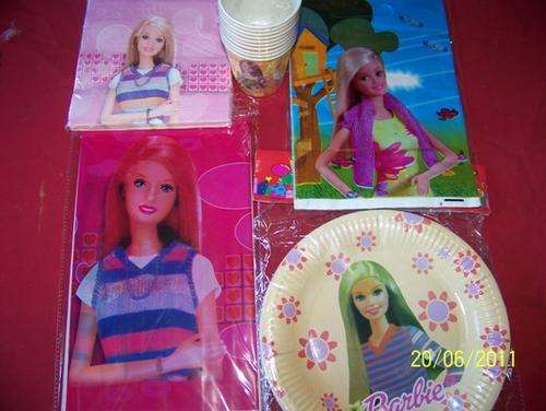 CHEAP PARTY?! party set for 10 kids: BARBIE