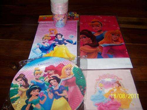 CHEAP PARTY?! party set for 10 kids: PRINCESSES