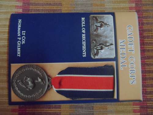 Cadet Corps Medal - Roll of Recipients