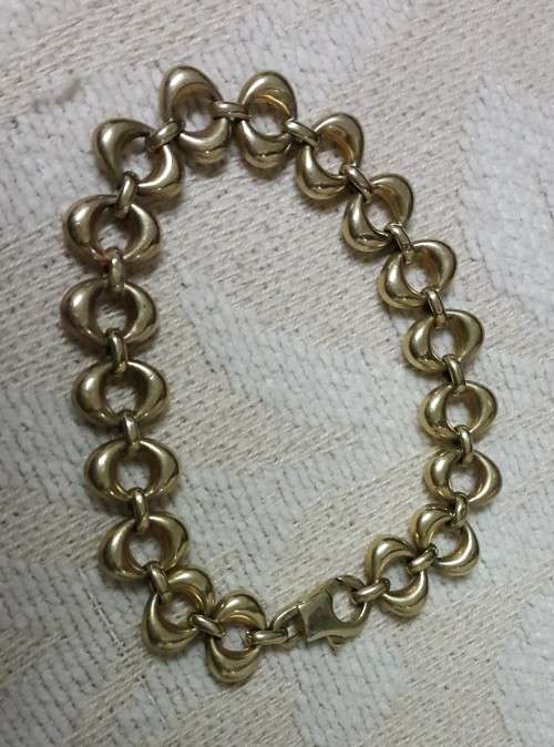 NEW GOLD LISTING ~ BEAUTIFUL DESIGN LADIES 9CT GOLD BRACELET