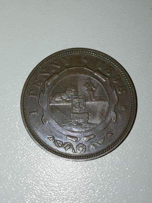1898 ZAR PENNY ###UNC###