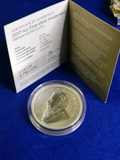 KRUGER RAND FINE 1 OZ SILVER