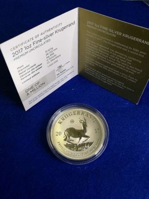 KRUGER RAND FINE 1 OZ SILVER